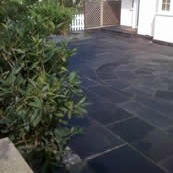 Black Limestone Driveway