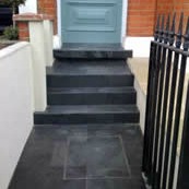 Black Slate Entrance and Steps